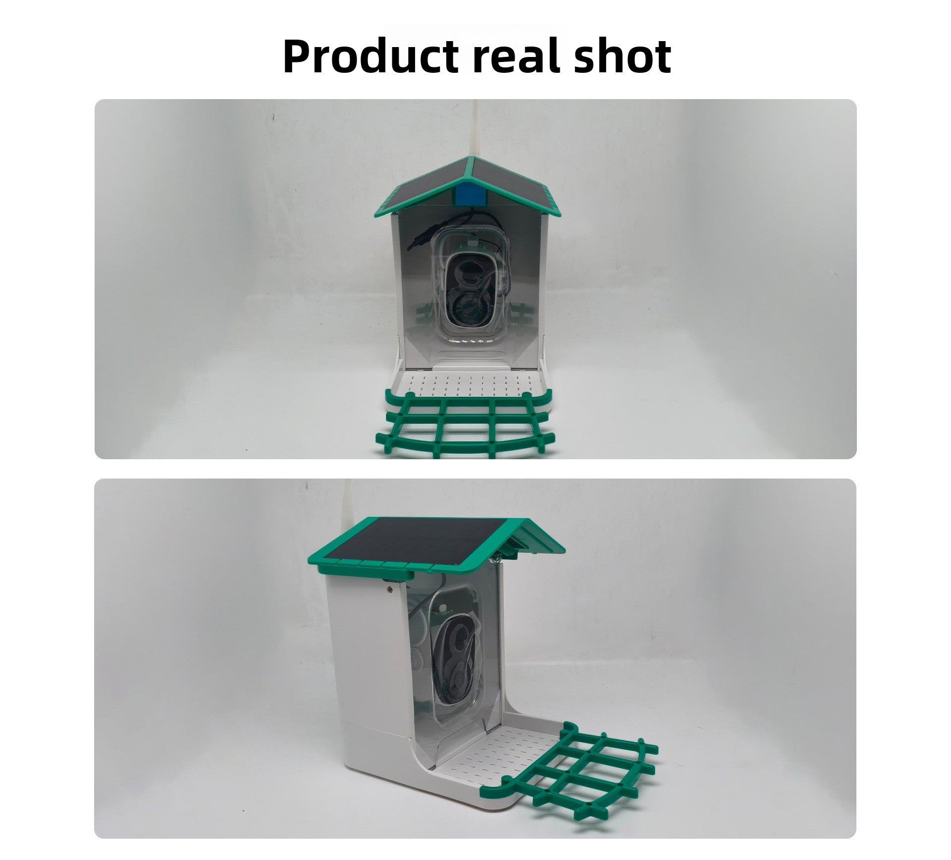 Solar Bird Feeder with Camera AI Bird Identification Wireless Outdoor Smart Birdhouse Automatic Bird Watching Gift for Bird Lovers