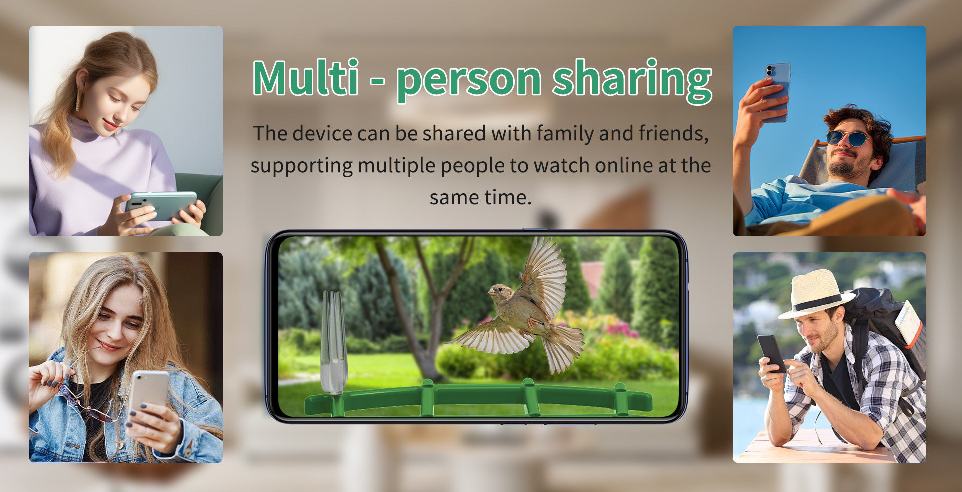 Solar Bird Feeder with Camera AI Bird Identification Wireless Outdoor Smart Birdhouse Automatic Bird Watching Gift for Bird Lovers